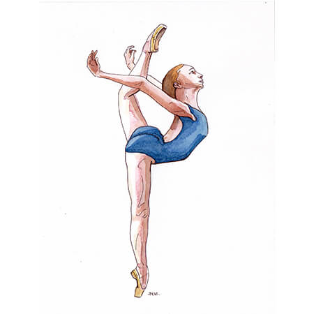 Portrait de ballerine (Olga Loktev)
