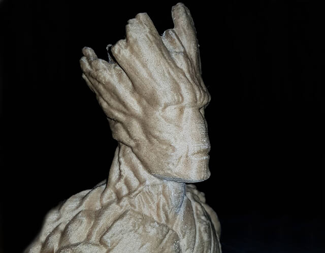 figurine Groot (pla bois)