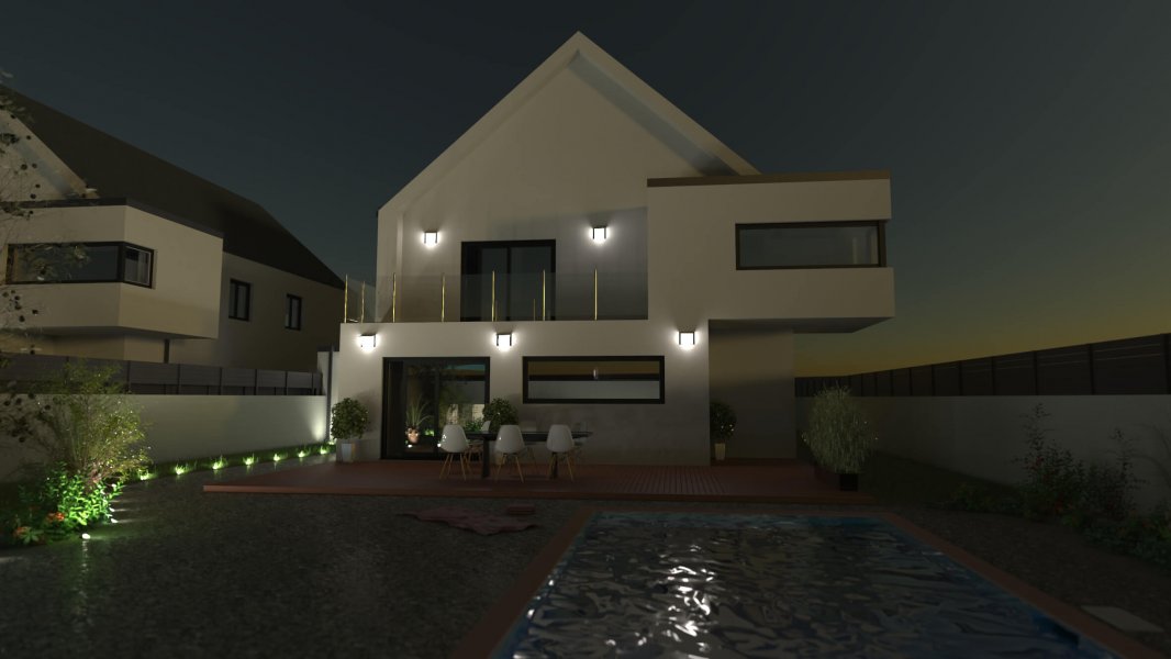 Blog-architecture-modelisation-maison-face-nuit